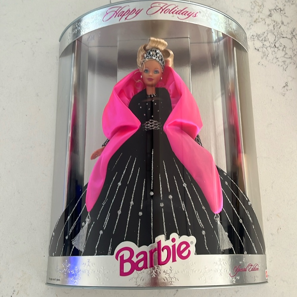 1998 Barbie doll Mattel Hallmark Happy Holidays Special Edition